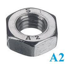 Гайка шестигранна DIN 934 М18 нержавіюча сталь А2 (25 шт/уп)