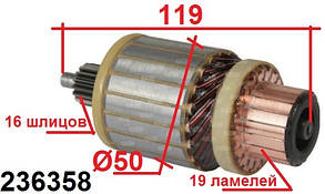 Якорь стартера AUDI A3 Citroen Nemo Mini Cooper NISSAN Primastar Qashqai  X-Trail OPEL Vivaro Peogeot Bipper