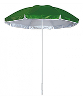 Пляжна вулична кругла парасолька 1,80 м зеленого кольору з Anti-UV захистом