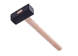 Молоток 1,5 кг квадратний бойок чорний (Токмак) МОЛ15Т SNG