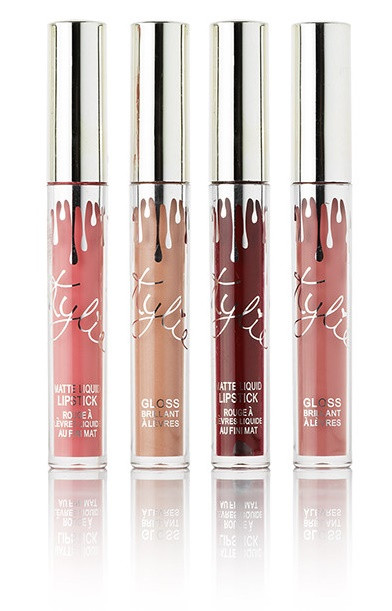 Набір рідких матових помад Kylie Holiday Edition  Metal Matte Lipstick 6 штук        код.224