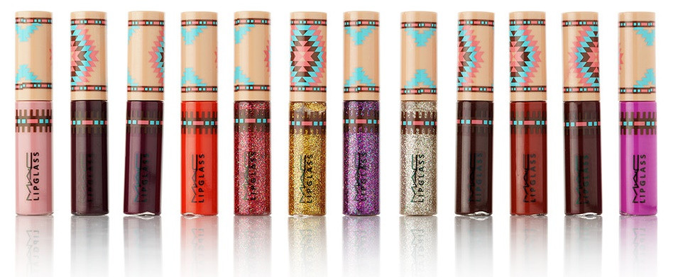 Блиск для губ МАС Lipglass (Візерунок) ( Палітра по 12 шт. ) 540