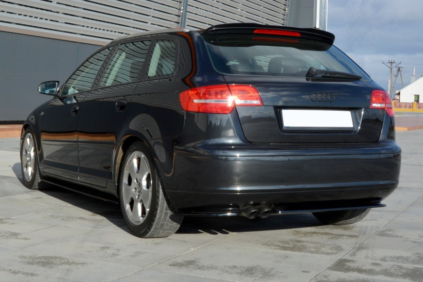 Дифузор Audi A3 8p (05-08) Sportback тюнінг елерон обвіс