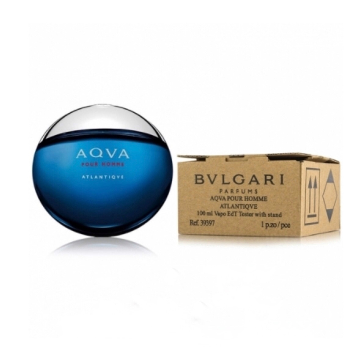 Чоловіча туалетна вода Bvlgari Aqva Pour Homme Atlantiqve 100ml оригінал, амбровий морський аромат, фото 1