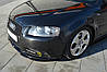 Спліттер Audi A3 8p S-Line (05-08) тюнінг елерон губа обвіс, фото 6