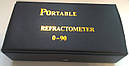 Рефрактометр RHB 0-90 АТС із 3 шкалами Brix 0-42%; 42-71%; 71-90% для вина, меду, варення, соків, фото 4