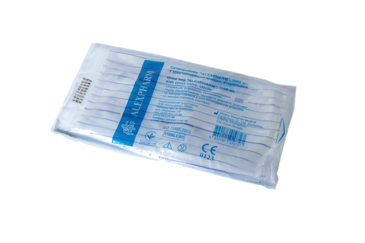 Сечоприймач 2 л з хрестоподібним зливом "Alexpharm"