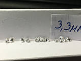 Кльцо з діамантом натуральним 3,3 мм 0,14 карат 3/5 200$, фото 2