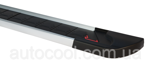 Бічні пороги (площа, сходинка) Volkswagen T-5 "RedLine V1", фото 1