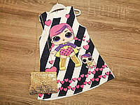 Ошатне плаття-сарафан для дівчинки "LOL". 2-3 роки