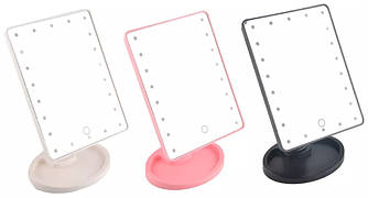 Дзеркало для макіяжу з LED-підсвіткою Large Led Mirror 16 LED (5308)