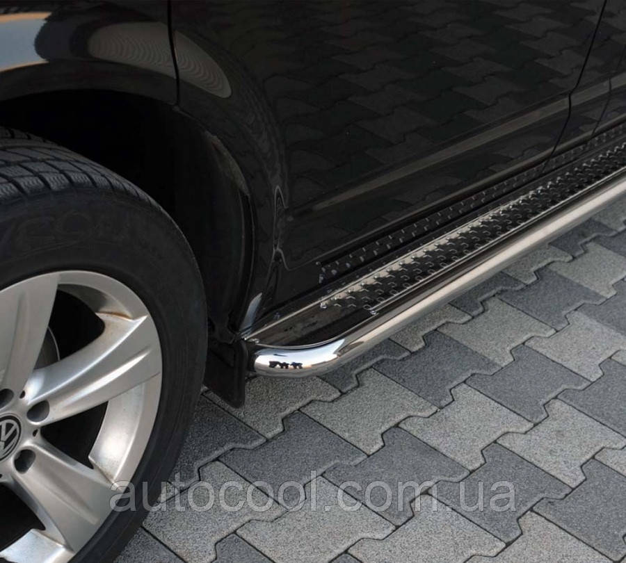 Бічні пороги (площа, сходинка) "Premium" Fiat Ducato 2006-2014 г., фото 1