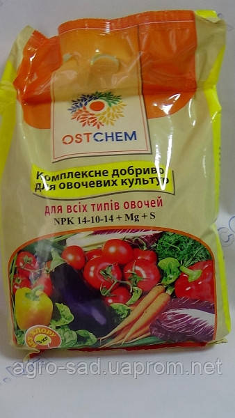 Добриво для овочів 3 кг OSTCHEM 14-10-14