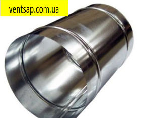 Труба (воздуховод) для вентиляції діаметр 220 мм оцинк. 1 мм кругла, 1 метр.