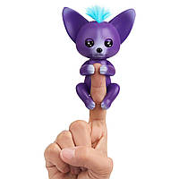 Интерактивная лиса Сара Фингерлинг WowWee Fingerlings - Interactive Baby Fox - Sarah (фиолетово-синий) 3574