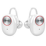 Бездротові Навушники Вкладиші SUNROZ V5 TWS Bluetooth Білі, фото 3