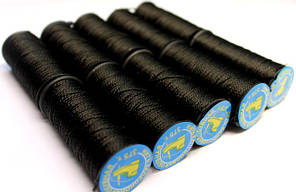 Нитка дратва п/а чорна (котушка)