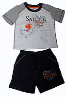 Костюм для мальчика «Остров сокровищ» футболка и шорты Garden Baby, 42070-03 ( р. 92-110 )