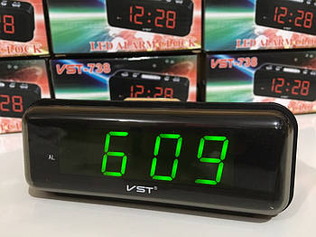 Настільний електронний годинник VST-738/1233 (80 шт./яскравий)
