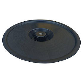 Кришка на відро п/е чорна 10 літрів (ХАРПЛАСТМАС)