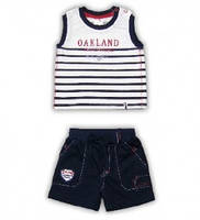 Костюм для хлопчика "JUNIOR 85" футболка і шорти Garden Baby, 42044-16 ( р. 68, 74 )