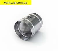 Дроссель клапан для вентиляции Ф 200 мм., круглый оцинк. 0,5 мм .
