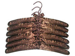 Атласні плічка 38,5 см коричневі з поворотним гачком