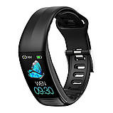 Розумний фітнес-браслет Jiks Fit lite з тонометром і ЕКГ (Чорний), фото 7