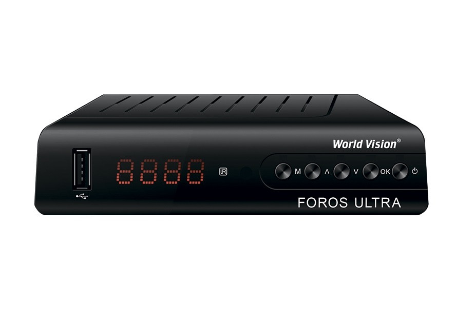 World Vision Foros Ultra LAN — комбінований DVB-T2/S2/C ресивер