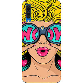 Чохол силіконовий з картинкою для Samsung A50 Galaxy A505 2019 Яскраві очки