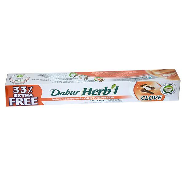 Зубна паста без фтору Дабур Гвоздика Dabur Herb'l GLOVE 100 г