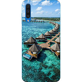 Чохол силіконовий з картинкою для Samsung A50 Galaxy A505 2019 Мальдіви