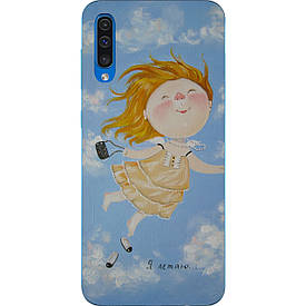 Чохол з картинкою силіконовий для Samsung A50 Galaxy A505 2019 Гапчинська "Я літаю"