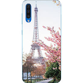 Чохол з картинкою силіконовий для Samsung A50 Galaxy A505 2019 Ейфелева вежа