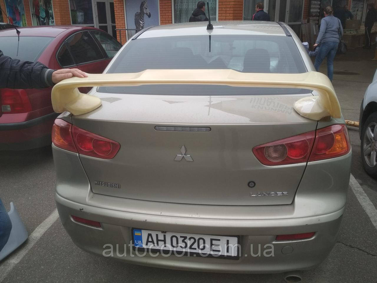 Спойлер багажника Mitsubishi Lancer X 2007+ г.в. у стилі Evo style, фото 1