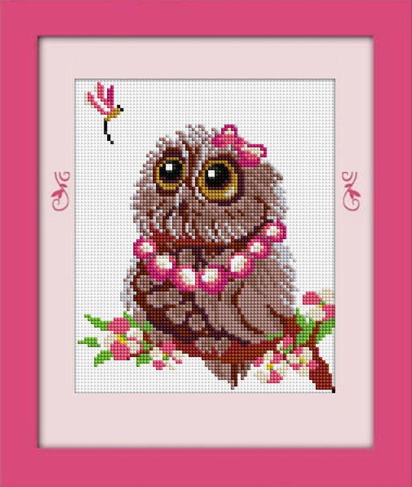 Набір алмазної мозаїки Совеня. Весна Dream Art 30033 (22 х 25 см), фото 1