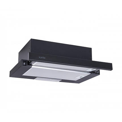 Витяжка VENTOLUX GARDA 50 BK 700 SLIM, фото 2