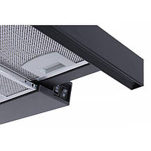 Витяжка VENTOLUX GARDA 50 BK 700 SLIM, фото 2