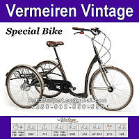 Vermeiren Vintage Special Велосипед Триколісний велосипед для молоді з ДЦП