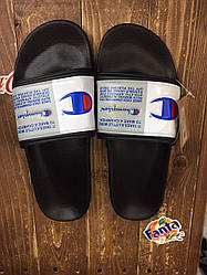 Чоловічі капці Black Silver Champion