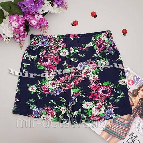 Трикотажні шорти для дівчаток ТМ Lovetti, Туреччина оптом р.9-12 років (4 шт. у ростеванні)