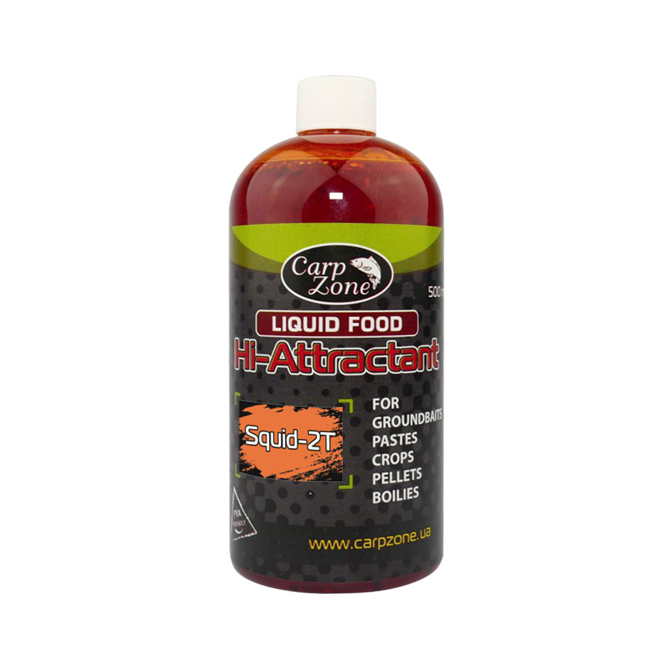 Ліквід Атрактанти Liquid food Hi-Attractant Sport-Series Squid-2T (Сквід-Шовковиця)