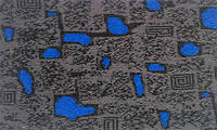 Велюровая ткань для салона автомобиля "Лара синяя"