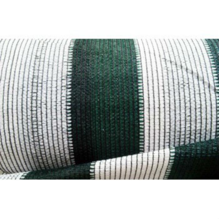 Сітка затіняюча 100% 4,2м х 50м, біло-зелена, 140г/кв.м, смугаста, декоративна, Отрада, Україна, фото 1