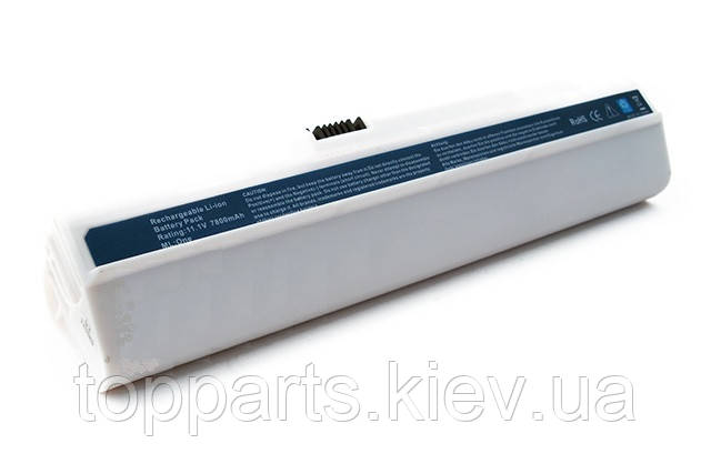 Батарея для ноутбука Acer UM08A31, 7800mAh, 9cell, 11.1V, Li-ion, біла,