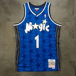 ТОП вишивка Mitchell@Ness чоловіча майка McGrady No1 (Макгреді) Orlando Magic NBA сезон 2000-2001