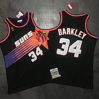 Черная баскетбольная майка Charles Barkley №34 Чарльз Баркли команда Phoenix Suns
