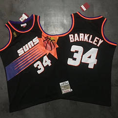 Чорна баскетбольна майка Charles Barkley No34 Чарльз Барклі команда Phoenix Suns