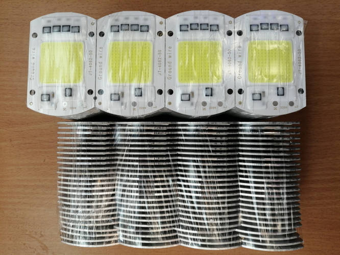 Купить Матрица COB для прожектора с IC драйвером 220V 50W холодная ...