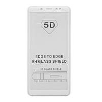 Защитное стекло Full Glue на Xiaomi Redmi Note 6 Pro Белое